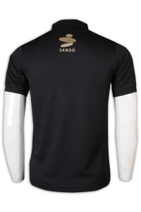 W212 custom sweatshirt black stand neck sweatshirt suction row mesh Chinese tang wear collar gongfu shirt martial arts qigong tai chi sweatshirt manufacturer back view